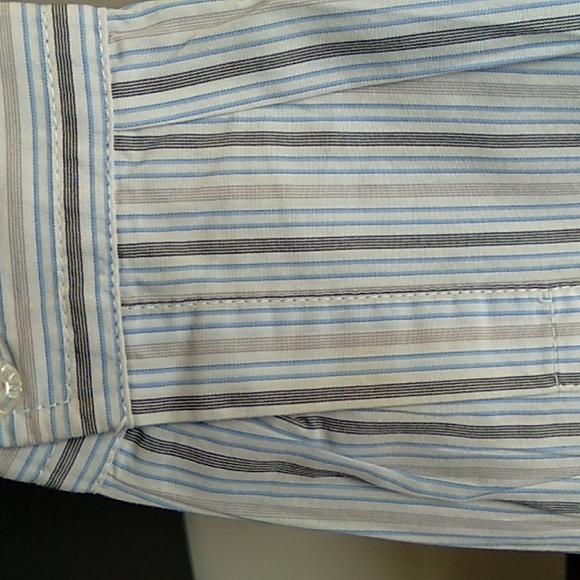 Armani teen size 8 button down dress shirt - Picture 4 of 8